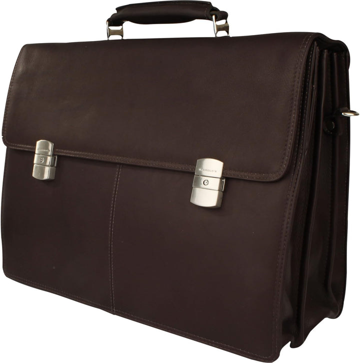 HAROLD'S Country Aktentasche II Leder 41 cm Laptopfach 1 Schwarz, 1 Schwarz