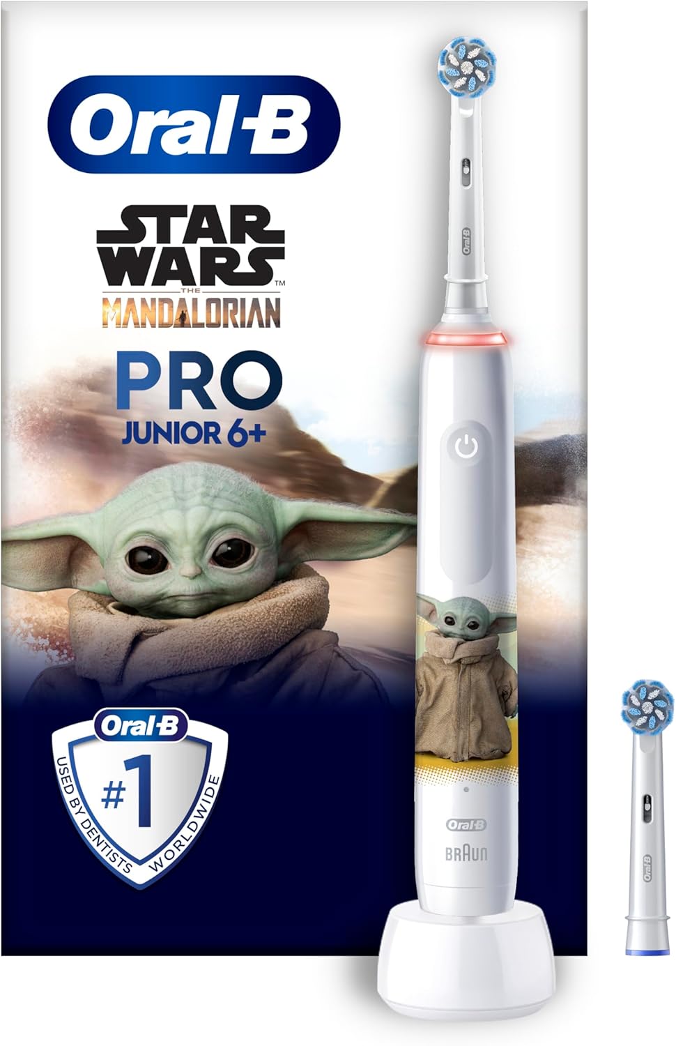 Oral-B Pro Junior Star Wars Elektrische Zahnbürste/Electric Toothbrush für Kinder ab 6 Jahren, 2 Auf
