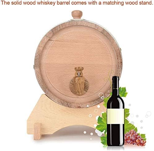 Fass Wein Eichenfass - Vintage Holz Eichenholz Weinfass für Bier Whisky Rum Port, Holzfass Personali