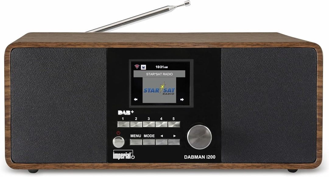 Imperial DABMAN i200 Internet/DAB+ Radio (Stereo Sound, Internetradio/DAB+ / DAB/UKW, WLAN, LAN, Aux
