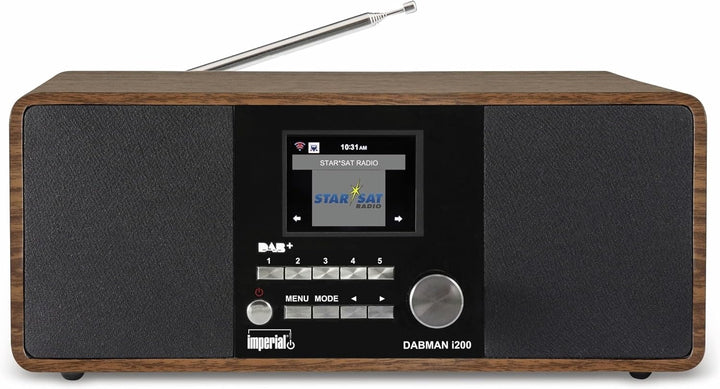 Imperial DABMAN i200 Internet/DAB+ Radio (Stereo Sound, Internetradio/DAB+ / DAB/UKW, WLAN, LAN, Aux