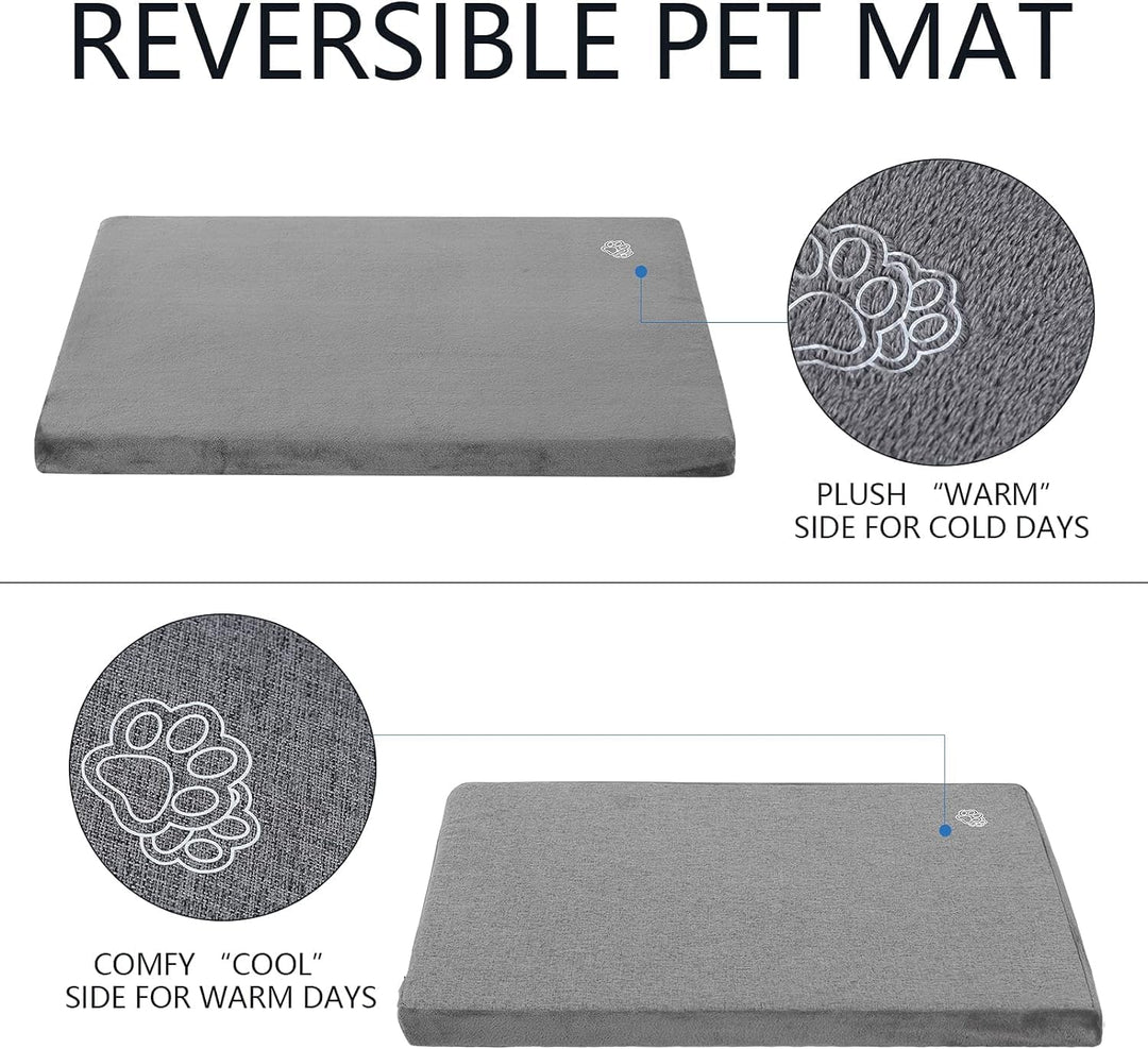 EMPSIGN Hundebett Grosse Hunde Hundekissen waschbar, Hundebett Wasserdicht L 89x56cmx7.6cm, Hundekis