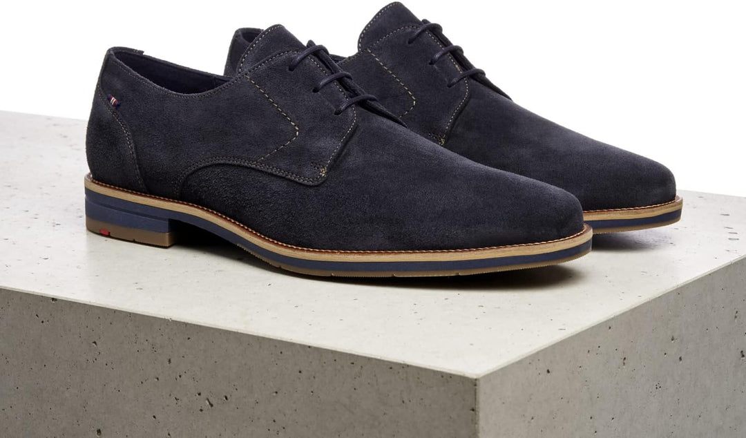 LLOYD Herren Schnürhalbschuhe Langston, Männer Businessschuhe 39 EU Ocean, 39 EU Ocean