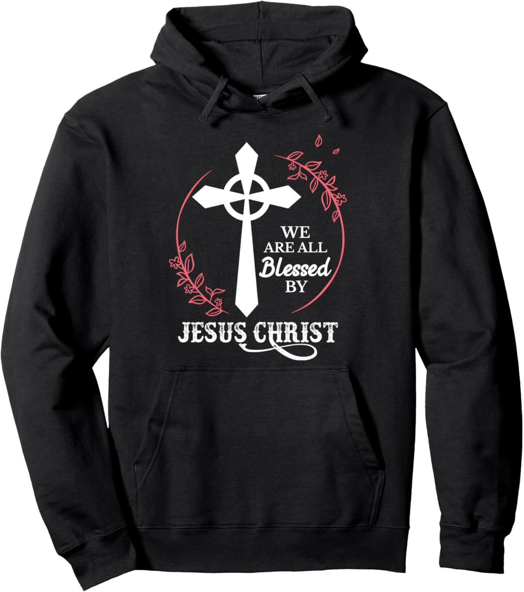 Jesus Christus gesegnet Bibel Botschaft Vers Gottesdienst Pullover Hoodie