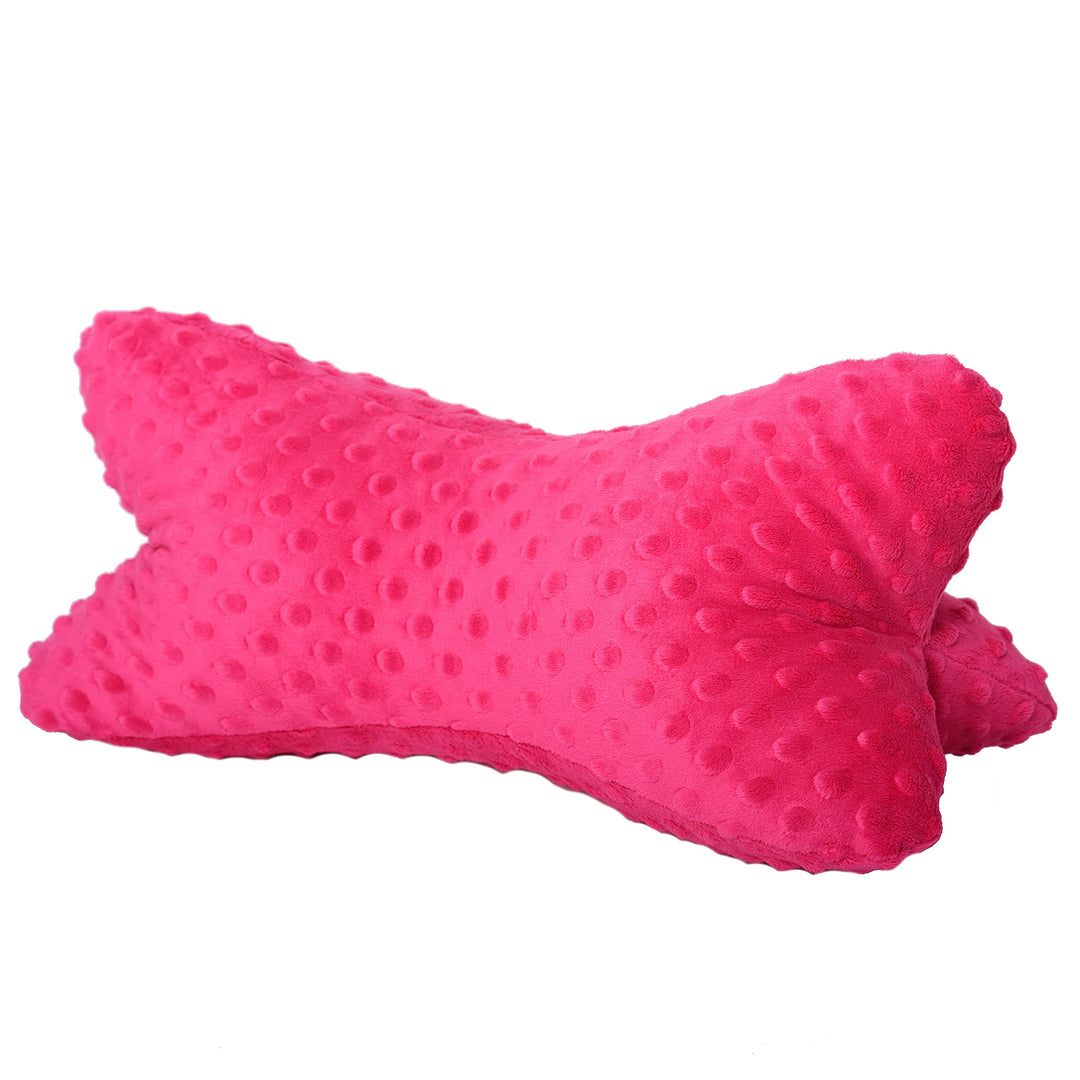 Dr. Berger Leseknochen Nackenrolle Lesekissen 40x18 cm Minky Design - 380g Baumwolle extra flauschig