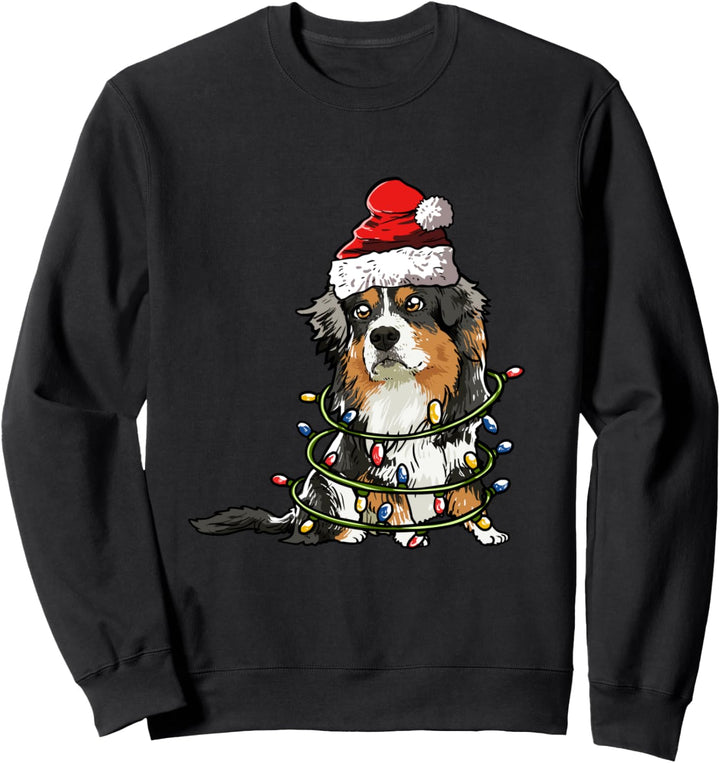 Australian Shepherd Weihnachten Geschenk X-Mas Hunde Kostüm Sweatshirt