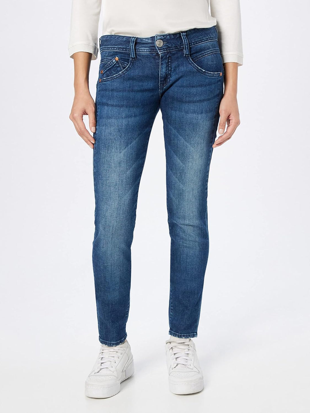 Herrlicher GILA Slim Organic Denim Blue core 5606-OD100-603 Blau 26W / 30L, Blau 26W / 30L