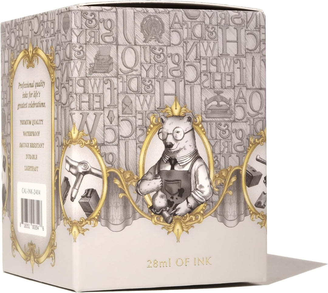 Ferris Wheel Press Calligraphy Ink | Pressman Grey | 28ml Grey 28 ml, Grey 28 ml