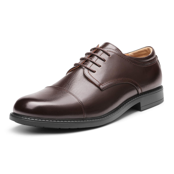 Bruno Marc Herren Anzugschuhe Schnürhalbderby 41.5 EU Dunkelbraun, 41.5 EU Dunkelbraun