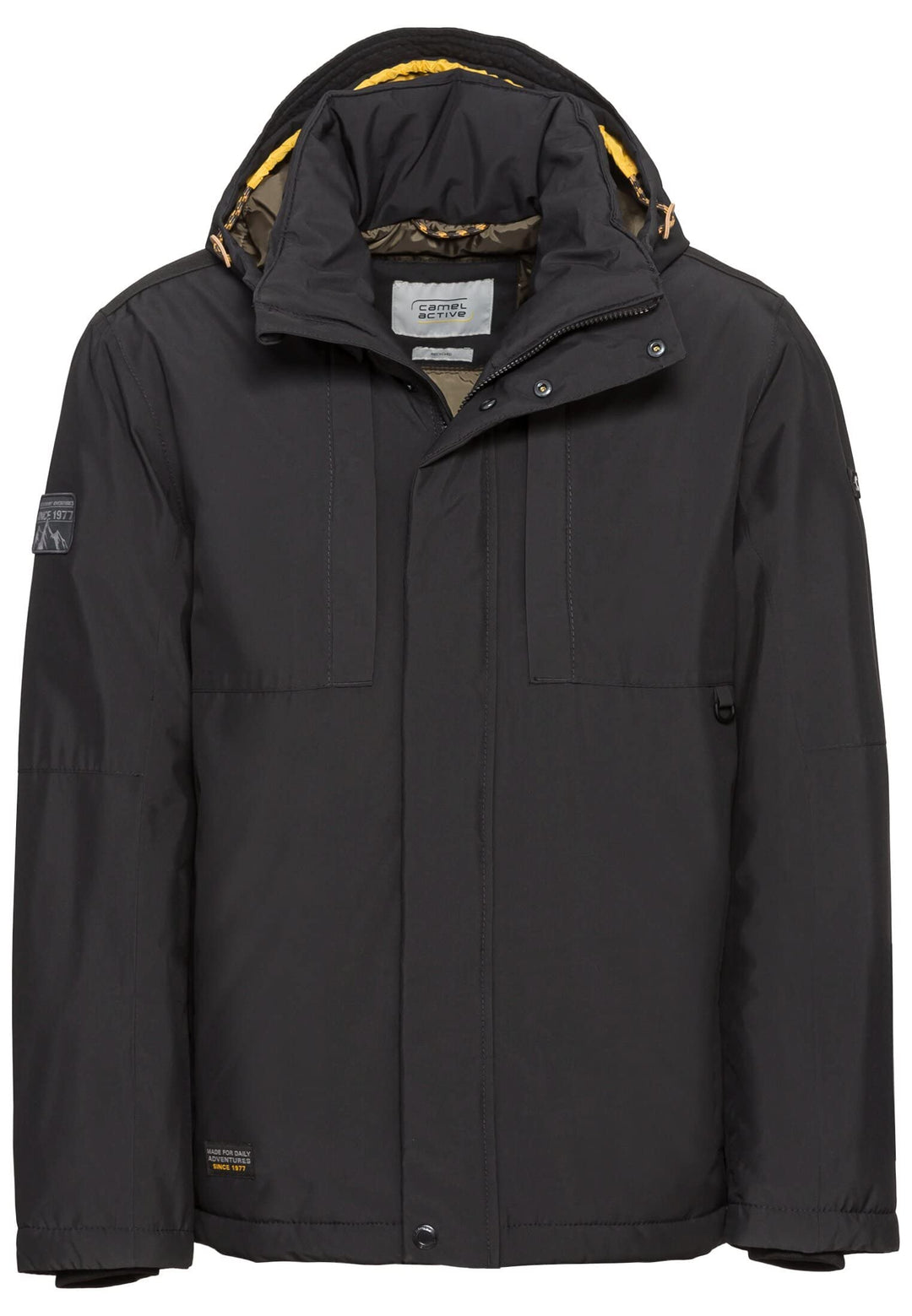 camel active Jacke Langarm Kapuze wasserdicht Winddicht anthrazit 106 Anthrazit, 106 Anthrazit