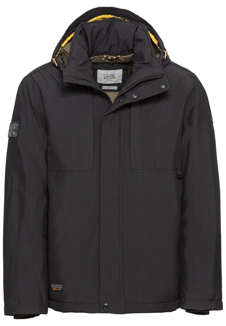 camel active Jacke Langarm Kapuze wasserdicht Winddicht anthrazit 106 Anthrazit, 106 Anthrazit