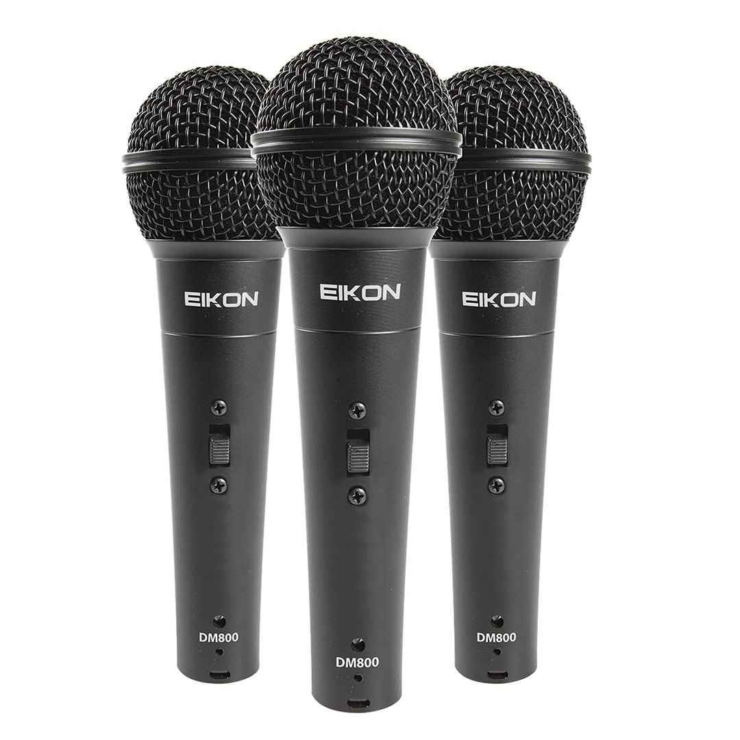 DM800 Kit – 3 Mikrofone, 3 Klemmen und Tragetasche