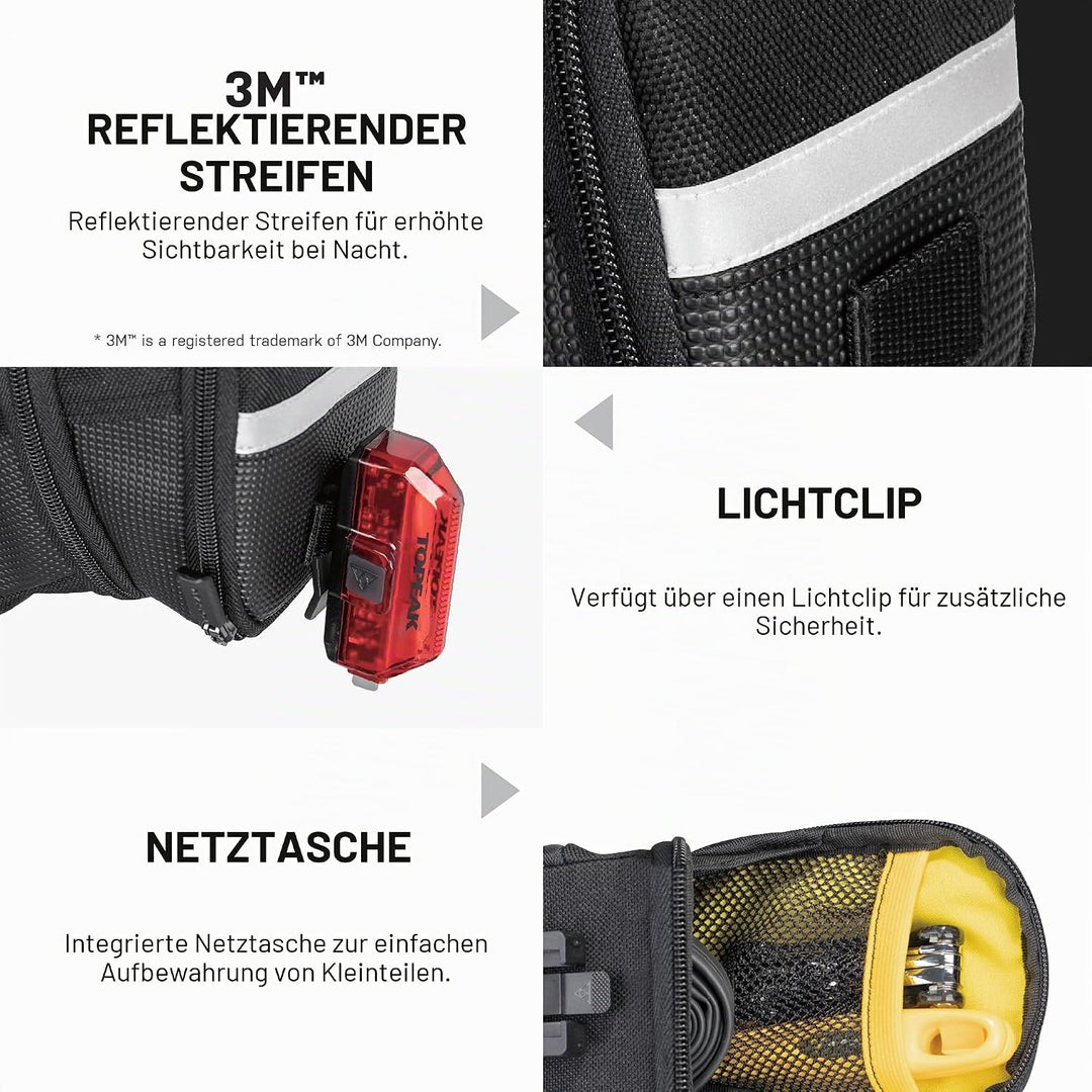 TOPEAK Herren Aero Wedge F25 Fahrradtasche M Fixer 25, M Fixer 25