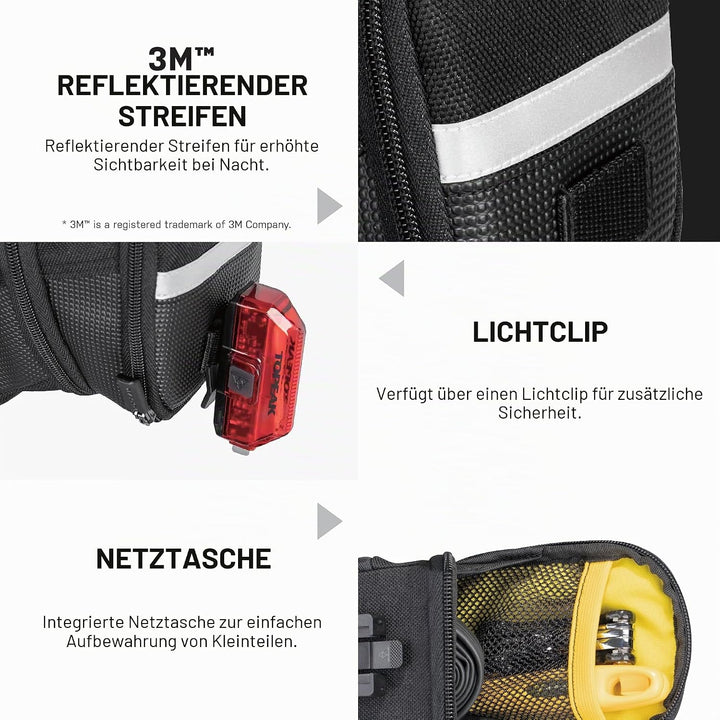 TOPEAK Herren Aero Wedge F25 Fahrradtasche M Fixer 25, M Fixer 25