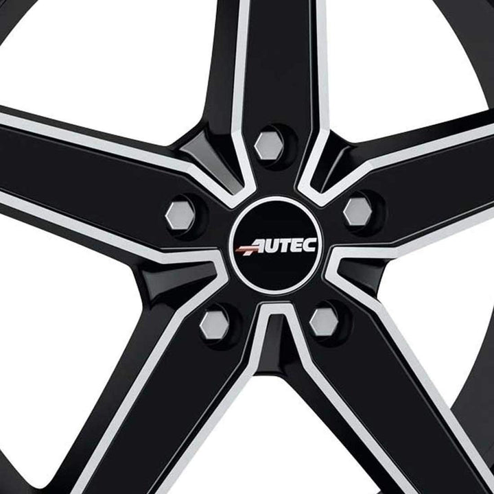 AUTEC Delano Schwarz matt poliert 8,5x20 ET42 5.00x112.00 Hub Bore 70.00 mm - Alu felgen
