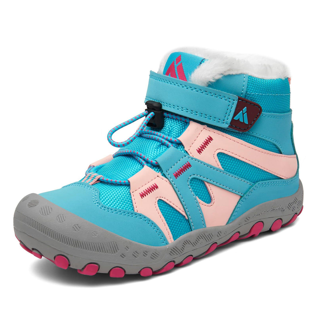 Mishansha Winterschuhe Jungen Winterstiefel Mädchen Boots Kinder Warme Gefüttert Schneestiefel Outdo