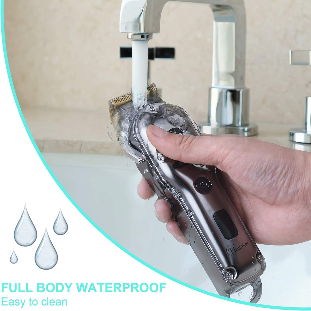 Hatteker Profi Haarschneidemaschine Haarschneider Haartrimmer Herren Bartschneider Barttrimmer Langh