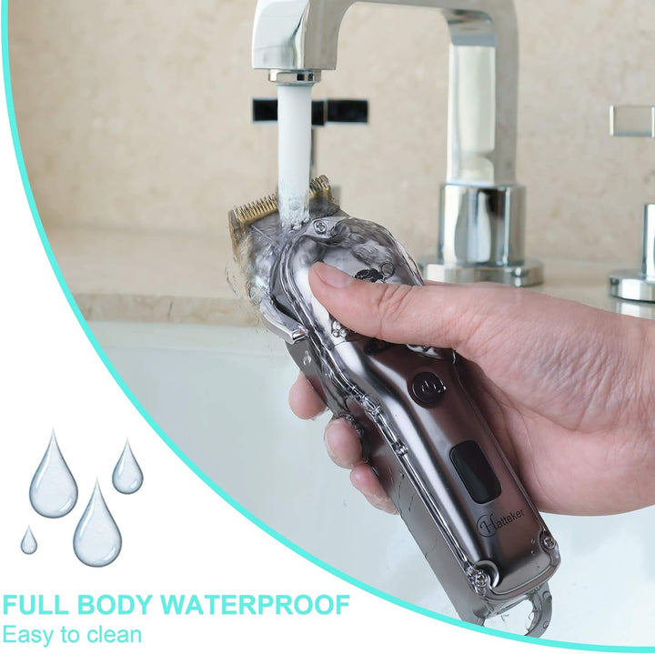 Hatteker Profi Haarschneidemaschine Haarschneider Haartrimmer Herren Bartschneider Barttrimmer Langh