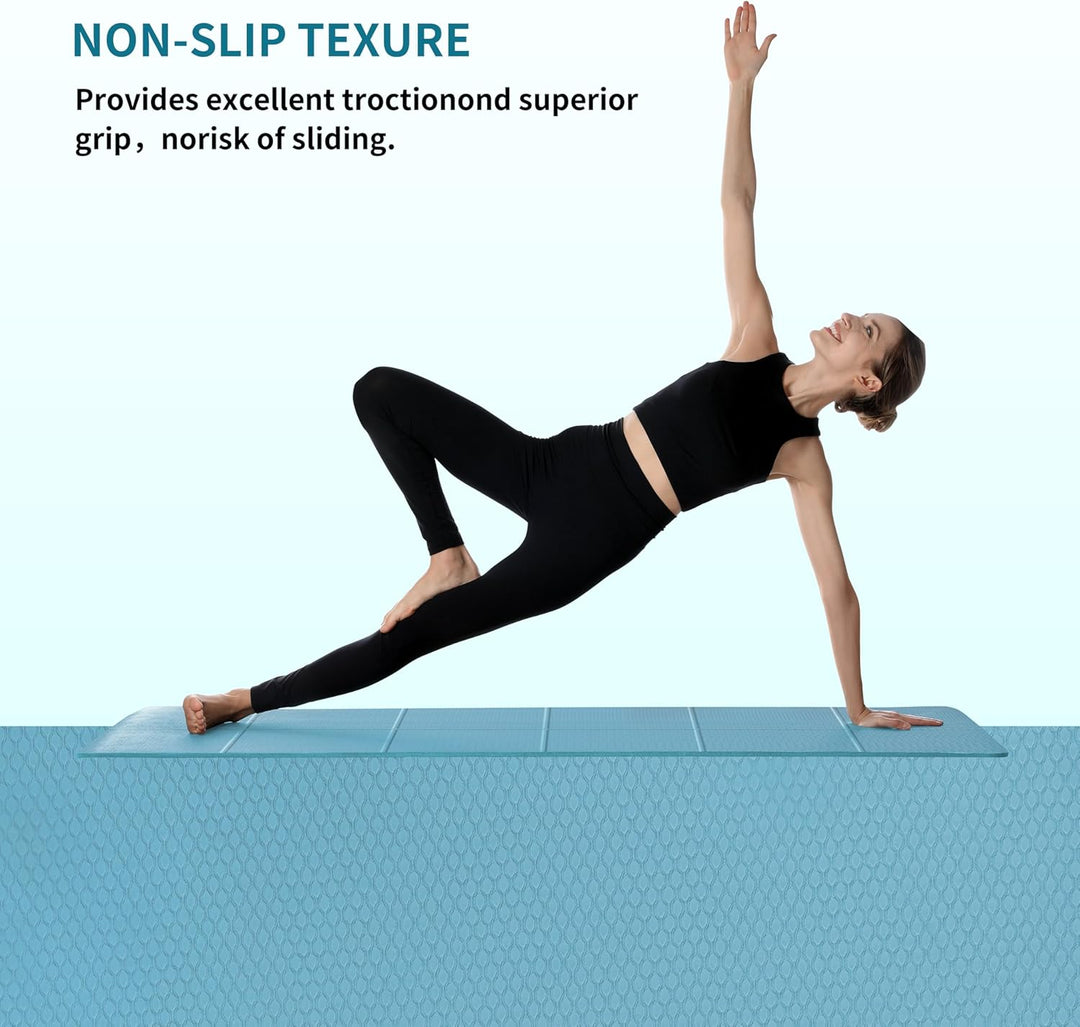 PROIRON Yogamatte Faltbar TPE, Reise Yogamatte rutschfest &amp; leicht 183cm x 61cm x 6mm, Gymnastikmatt