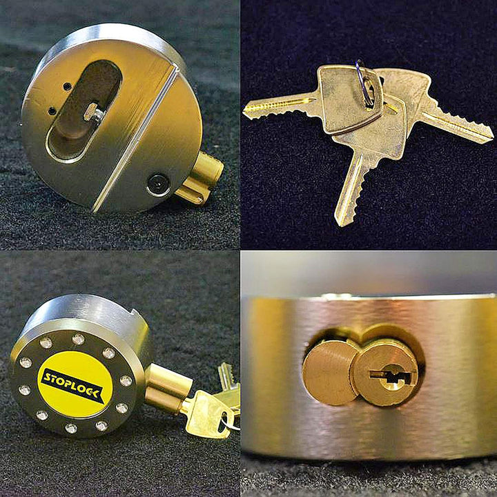 Stoplock Lieferwagen-Schloss HG 199-00 - Diebstahlsicherung für Heck-/Seitentüren von Nutzfahrzeugen