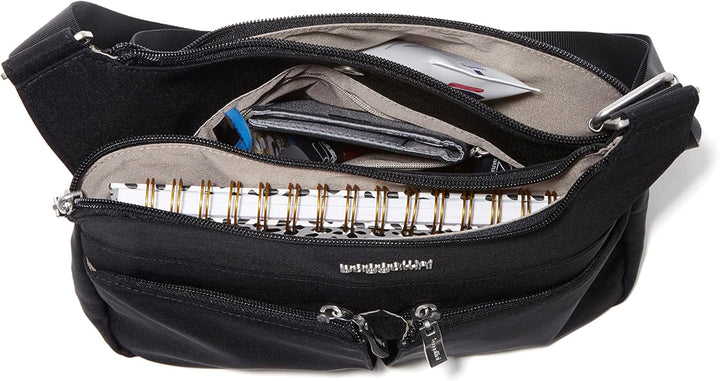 Baggallini Cross-Over-Crossbody-Tasche – leicht, wasserabweisend Portobello, Portobello