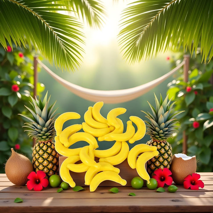Mini-Bananen-Frucht, künstliche Bananen-Requisiten, Kunststoff-Schaumstoff, Gemüse, Obst als Party-O