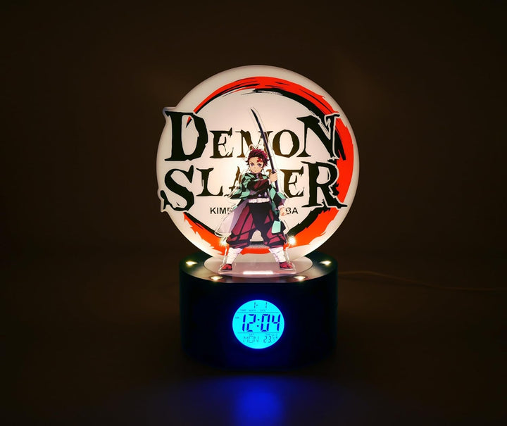 Teknofun 811755 Demon Slayer TANJIRO Lichtwecker, Black, one Size
