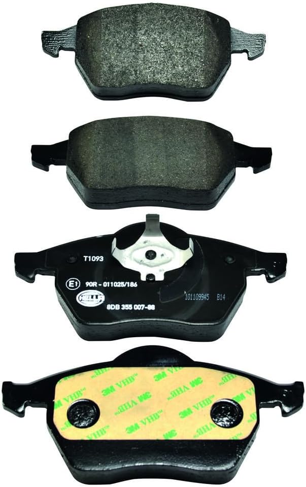 HELLA PAGID 8DB 355 007-881 Bremsbelagsatz - T1093 - Dicke/Stärke: 20.4mm - Bremssystem: Teves - nic