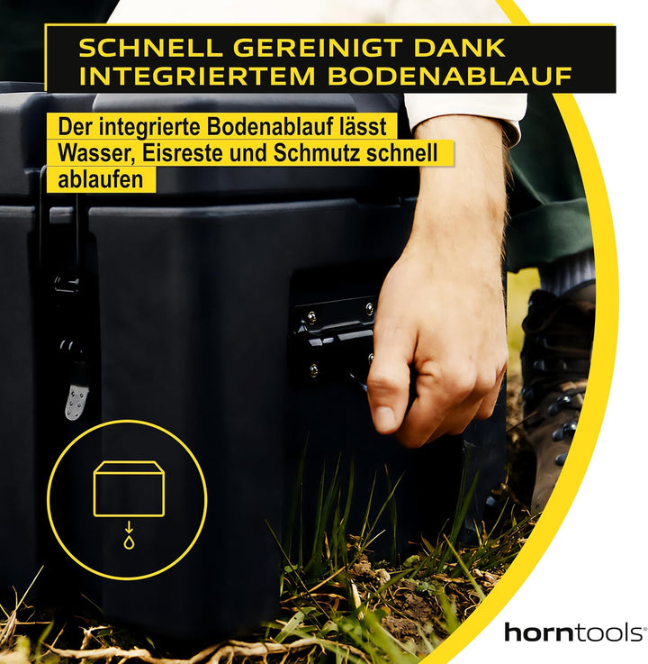 horntools Transportbox - Wasserdichte Reisebox - Lagerbox Stapelbar - 3,6mm dickes Polyethylen - Sic