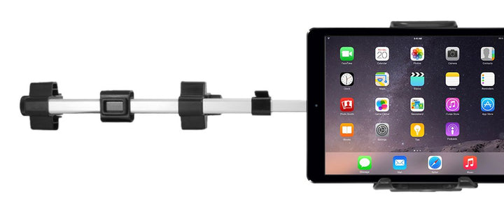 Macally HRMOUNTPRO einstellbare Autokopfstützenhalterung für iPad/Tablet mit einer Breite bis 25,4 c