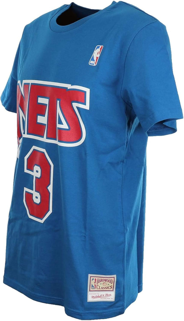 Mitchell & Ness Name & Number T-Shirt (NBA | HWC | NFL) Drazen Petrovic - Royal S, Drazen Petrovic -
