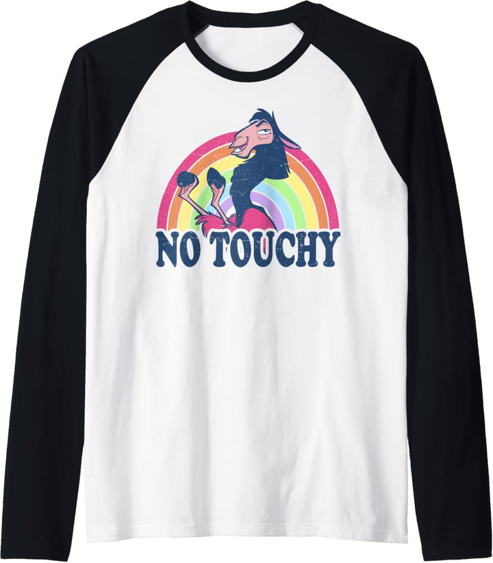 Disney The Emperor's New Groove Kuzco Rainbow No Touchy Raglan