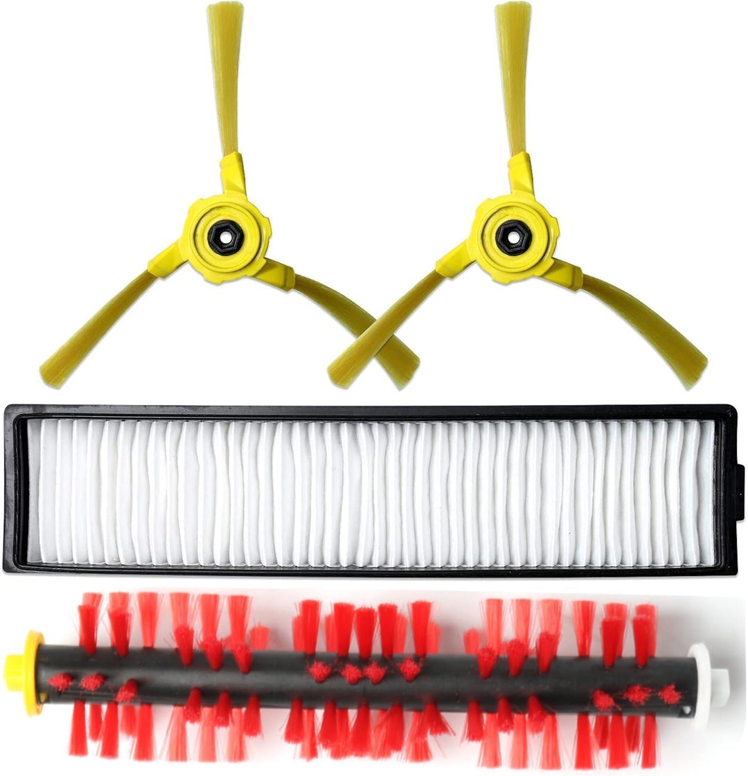 SHEAWA Hauptbürste, Wischtuch, Seitenbürste für LG Hom Bot VR6270LVM VR65710 VR6260LVM Serie Roboter