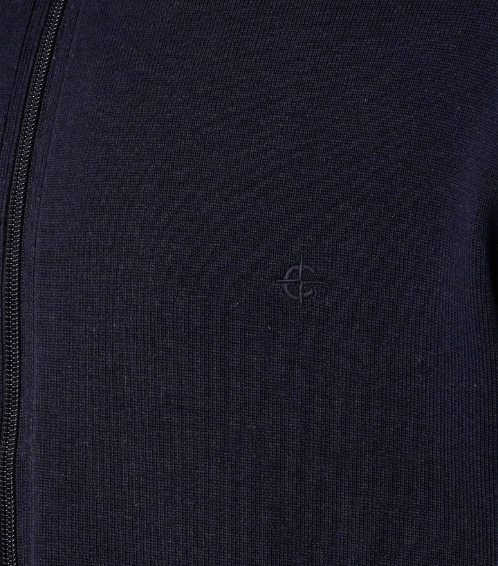 CASAMODA Strickjacke Uni S Dunkelblau, S Dunkelblau