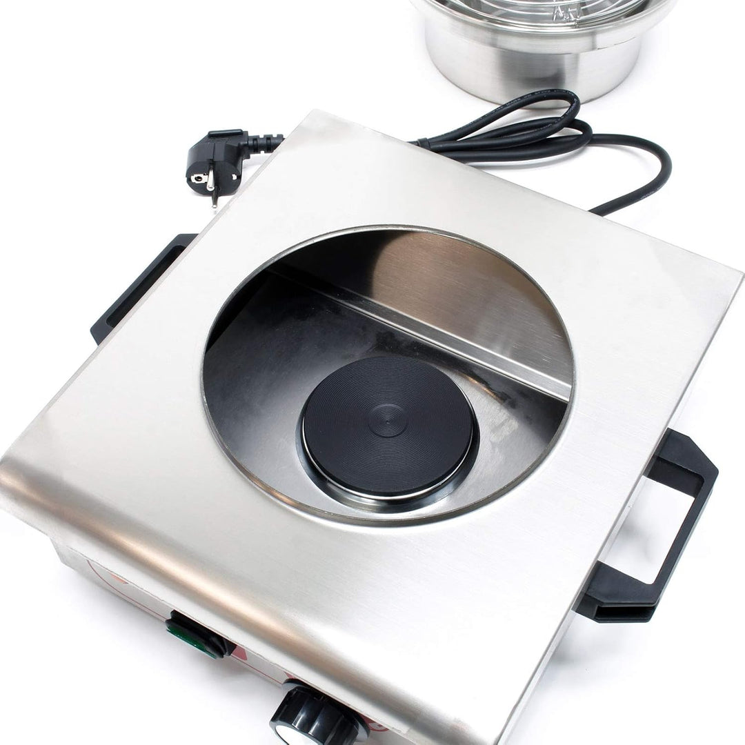 Wiltec Hot Dog Gerät 450W Stahl Wurstkocher Würstchenwärmer Hot Dog-Maker Eierkocher Dämpfer