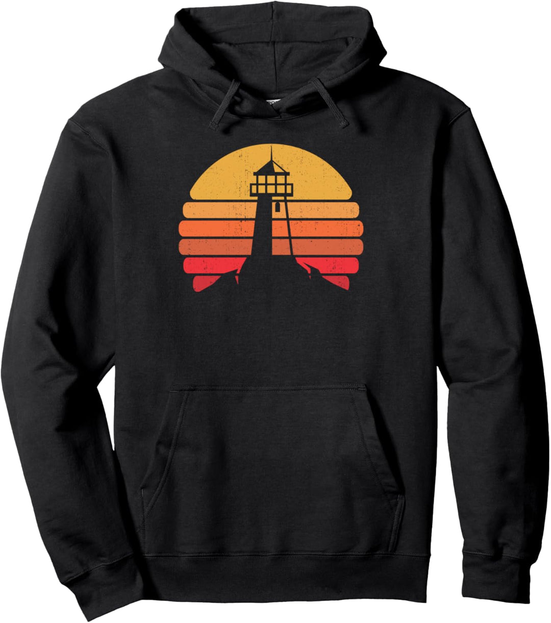 Leuchtturm Meer Licht Möwen Küste Hafen Maritim - Leuchtturm Pullover Hoodie