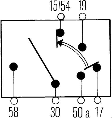 HELLA - Zünd-/Startschalter - Drehbetätigung - 12/24V - 10-polig - Ein/Aus Schalter/Sicherheitsschal