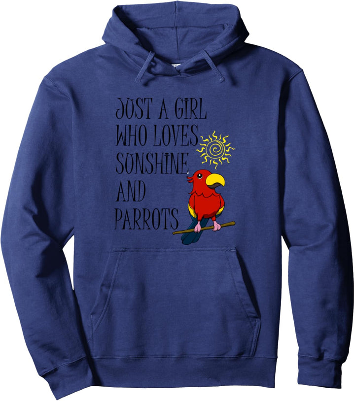 Sonnenschein und Papagei Haustier Sittich Pullover Hoodie