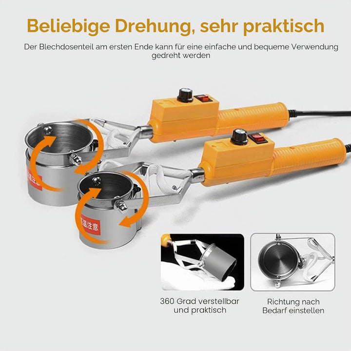 Solder Pot Tin Melting Furnace tragbar elektrisch 220 V mit Temperaturkontrolle Schweissen Teichofen