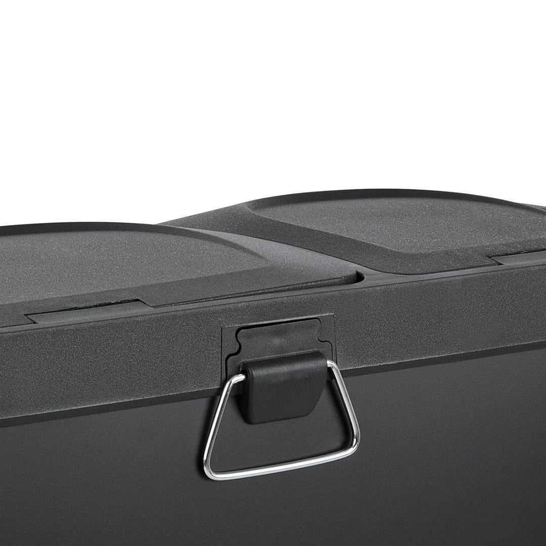 SVITA TC2Combo35 Mülleimer 35Liter kombiniert 12L+23L doppelt Abfalleimer Küchen-Eimer 2er- Mülltren