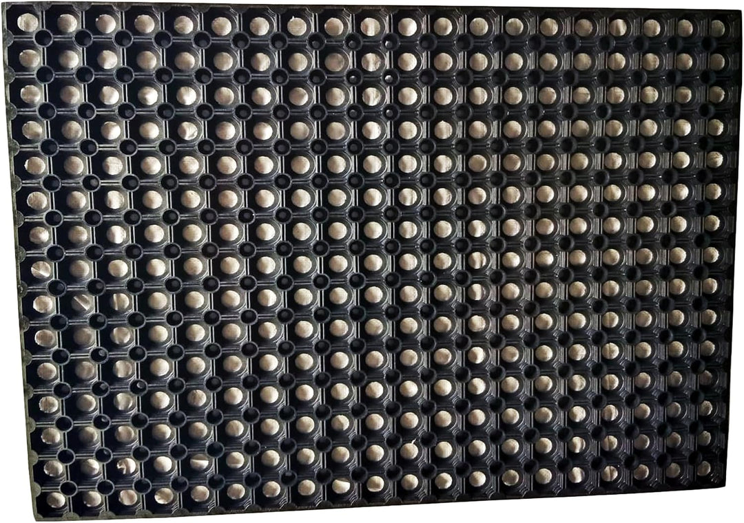 Doortex® Open-Top Schwarz Anti-Ermüdungsmatte - 90 x 150cm 150L x 90B x 1.4D cm Schwarz, 150L x 90B