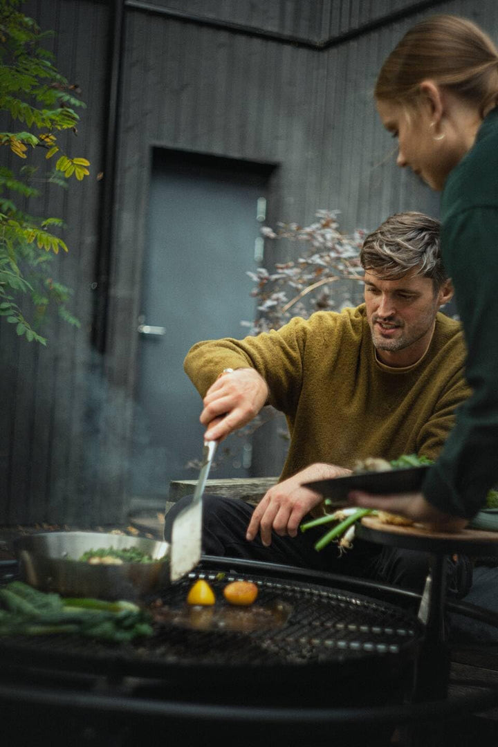 Fiskars Norden Grill Chef Grillspatel, Grillwender, Ideal für die Verwendung im Freien, Länge: 44,1