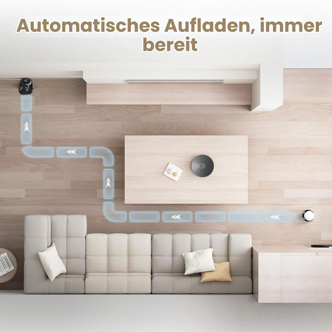 Enabot EBO Air 2 FamilyBot,Haustierkamera mit App,2K Mobiler Heimtierkameras mit Anpassbare Gesichts
