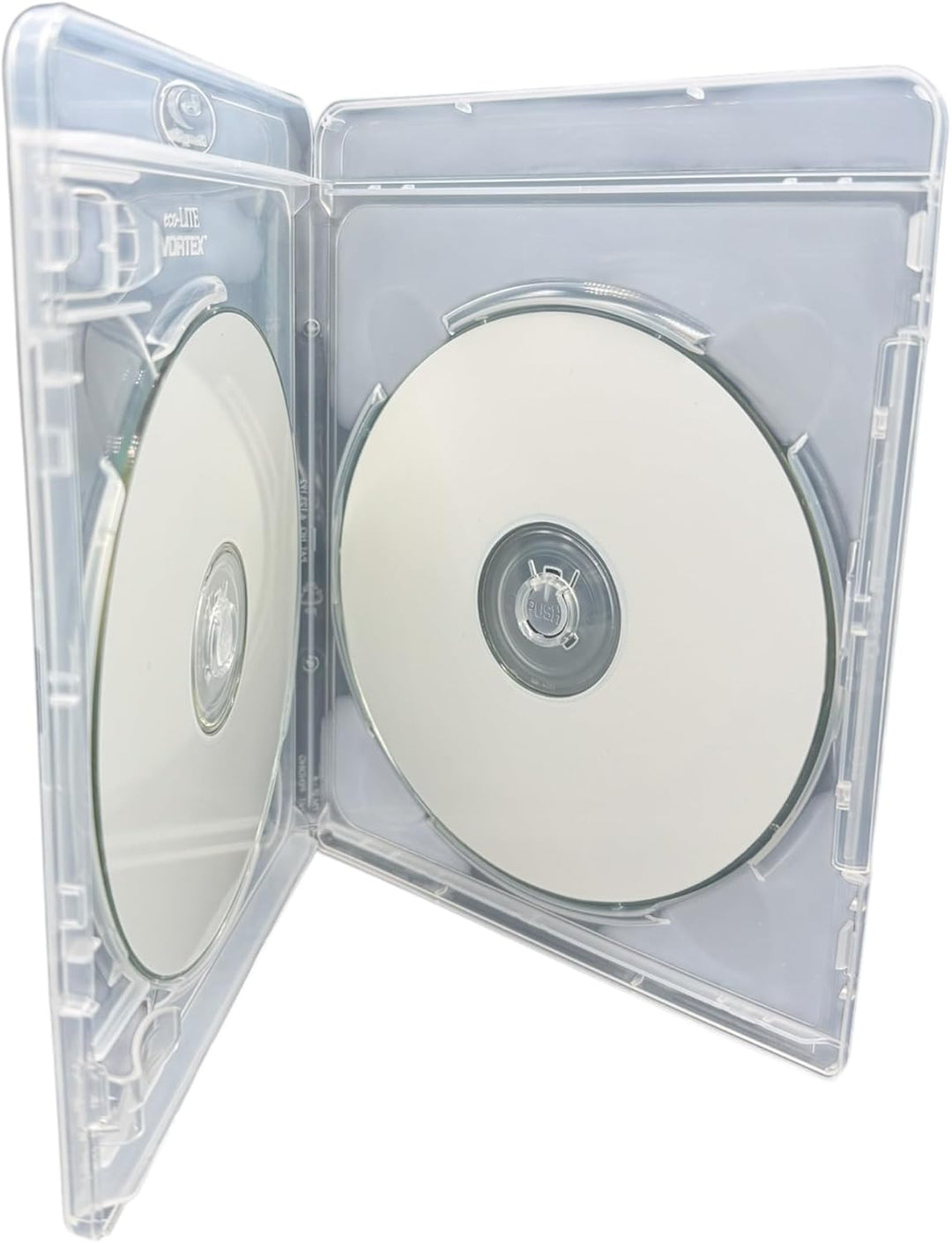 50 x Amaray Vortex Eco-Lite Double 3D Clear 2-Disc Blu-ray Hüllen in Dragon Trading Verpackung