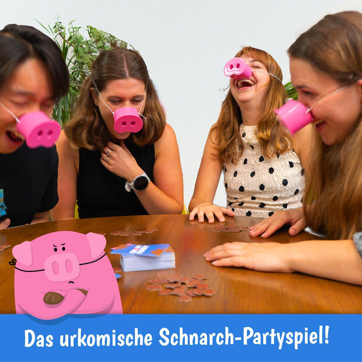 Lucky Egg Snort Funny - Partyspiele Für Erwachsene und Kinder - Wer Lacht, Hat Verloren – Familiensp