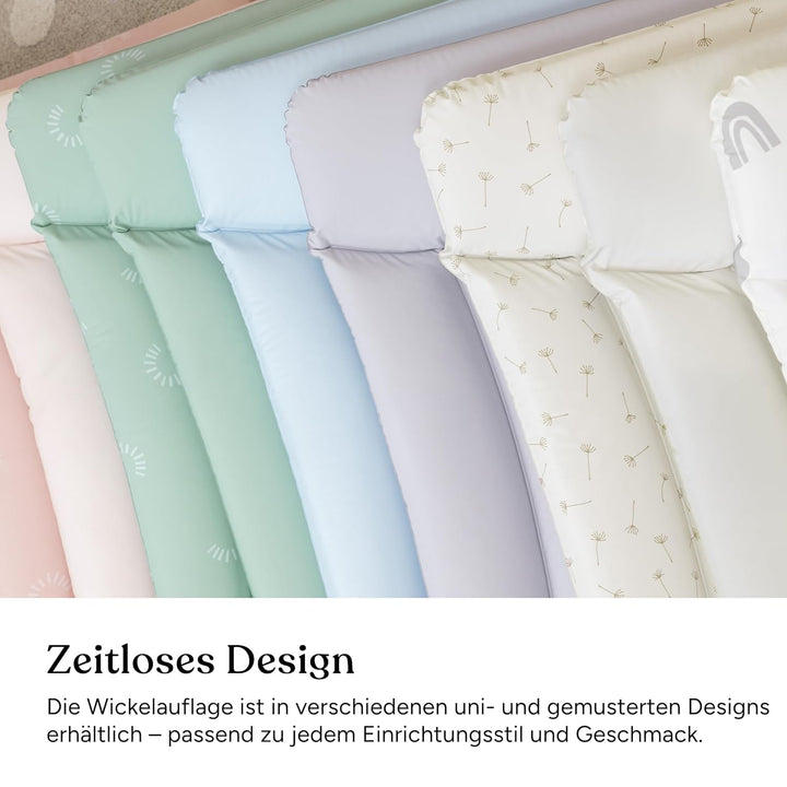 Ehrenkind® Abwaschbare Wickelauflage - Hygienisch, Sicher und Vielseitig in Hellblau | Wickelauflage