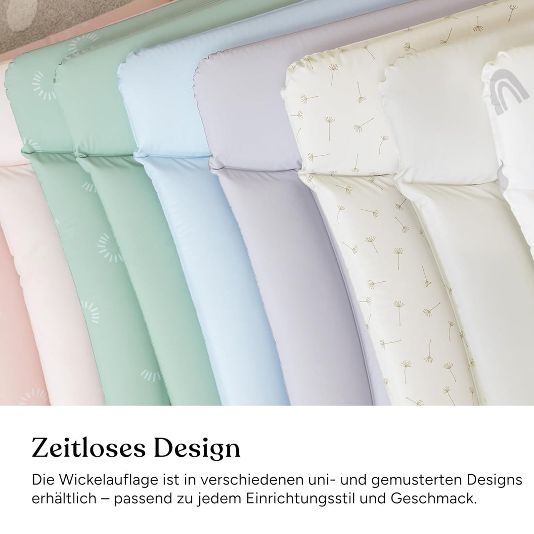 Ehrenkind® Abwaschbare Wickelauflage - Hygienisch, Sicher und Vielseitig in Beige | Wickelauflage 50