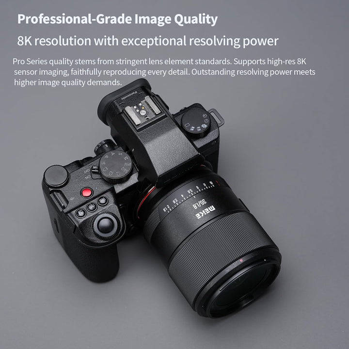 Meike Pro 35mm F1.8 Weitwinkel Autofokus AF STM Full Frame Hohe Auflösung 8K Portrait Prime Lens Kom