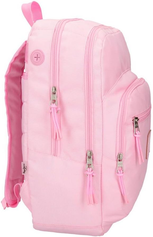 Pepe Jeans Cross Doppelfach-Rucksack Rosa 30,5x44x15 cms Polyester 20.13L Rucksack 44 Rosa, Rucksack