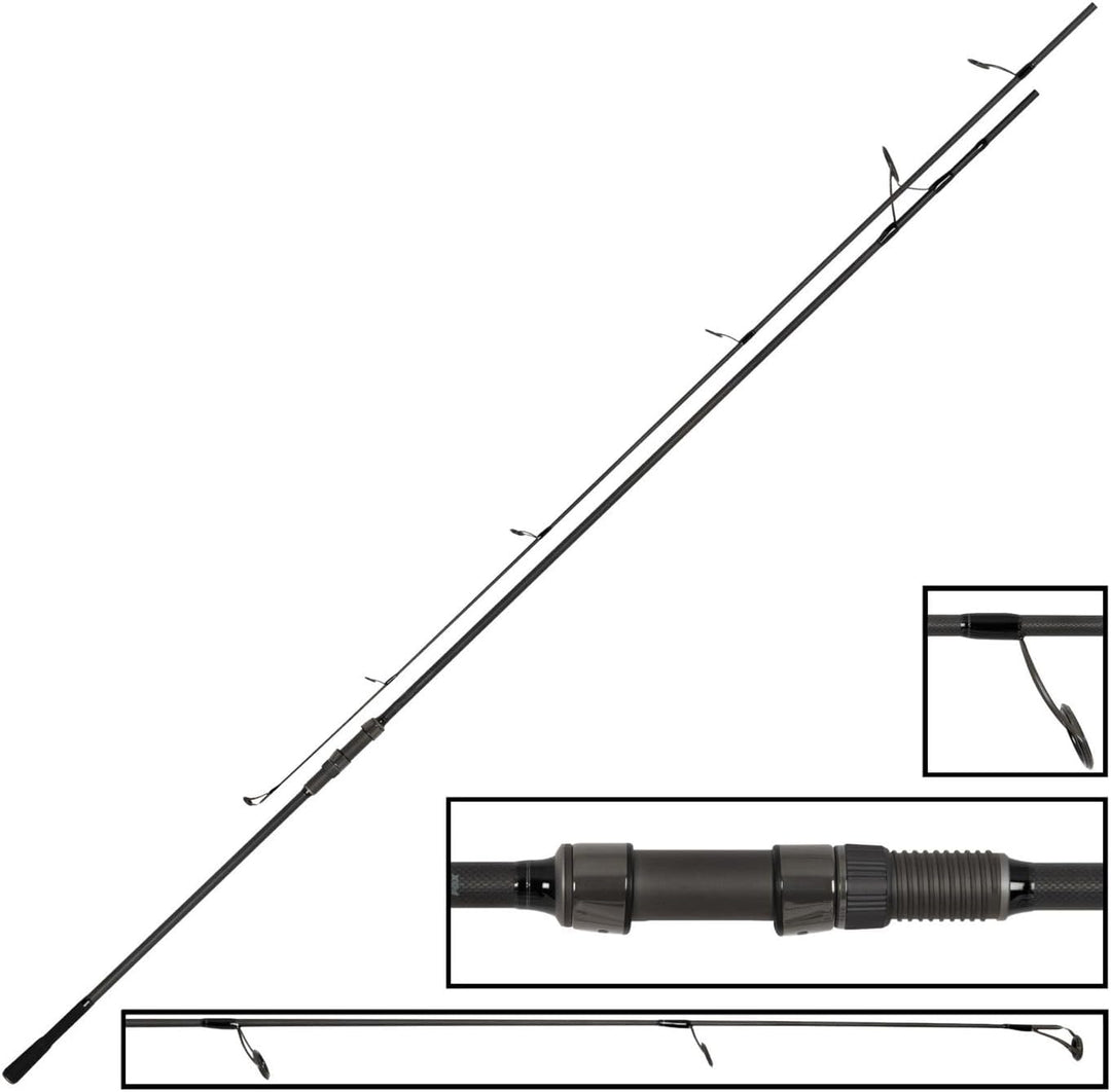 Fox Horizon X5 - S abbreviated Handle 12ft 3.75lb - Karpfenrute zum Karpfenfischen, Angelrute für Ka